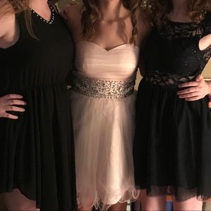 pink homecoming dress